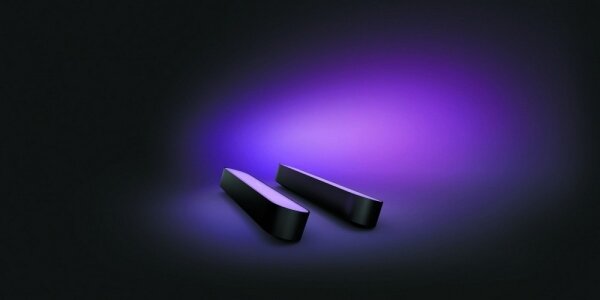 Philips - К-кт 2 бр. LED RGB Димируема настолна лампа Hue PLAY DPACK WACA 6W/230V