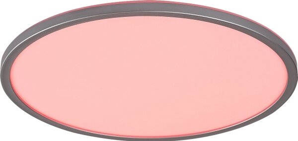 Rabalux 2290 - LED RGB димируемо таванно осветително тяло RASMUS LED/22W/230V + дистанционно управление