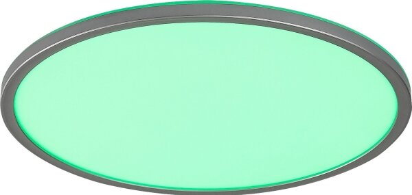 Rabalux 2290 - LED RGB димируемо таванно осветително тяло RASMUS LED/22W/230V + дистанционно управление
