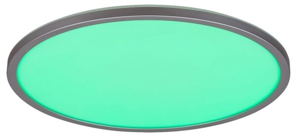Rabalux 2290 - LED RGB димируемо таванно осветително тяло RASMUS LED/22W/230V + дистанционно управление