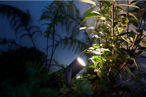 Philips 17428/30/P7 - LED RGB външно прожектор Hue LILY LED/8W/230V IP65