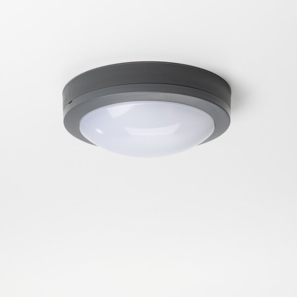 Brilagi - Екстериорна LED лампа за таван LED/13W/230V Ø 17 см IP54 антрацит