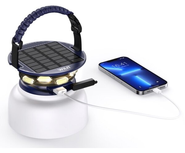 Immax 08493L - преносима соларна LED RGB лампа 10W, 3600mAh, IP65