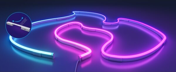 Govee - Neon 2 MATTER гъвкава LED лента 3m RGBIC Wi-Fi