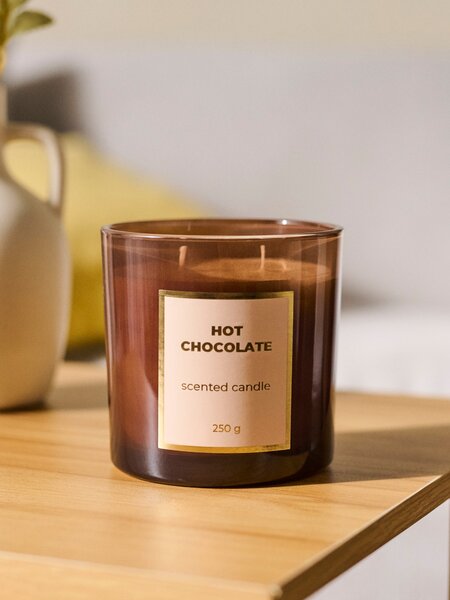 Sinsay - Ароматизирана свещ Hot Chocolate - кaфяв