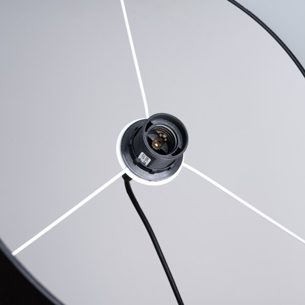 Sollux SL.1406 - Пендел NOVA 1xE27/15W/230V Ø 40 см черен