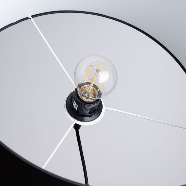 Sollux SL.1406 - Пендел NOVA 1xE27/15W/230V Ø 40 см черен