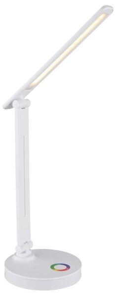 Globo 58445W - LED RGBW регулируема настолна лампа GERALDO LED/5W/230V + LED/2W