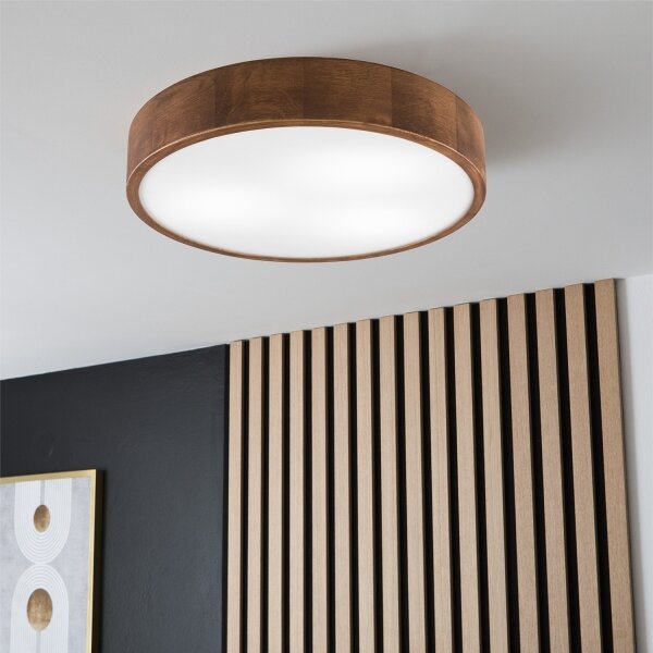 Brilagi - LED таванно осветително CARVALHO 3xE27/60W/230V дъб череша Ø47 см