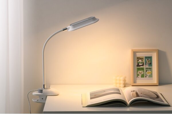 Immax 08997L - LED+CCT димируема настолна лампа с щипка CLIP 7,5W/230V бяла