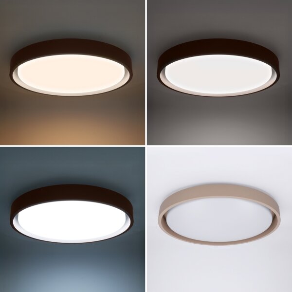 Brilagi - LED димируемо осветително тяло MATTEO LED/48W/230V 3000-6500K диам. 41 см таупе +ДУ