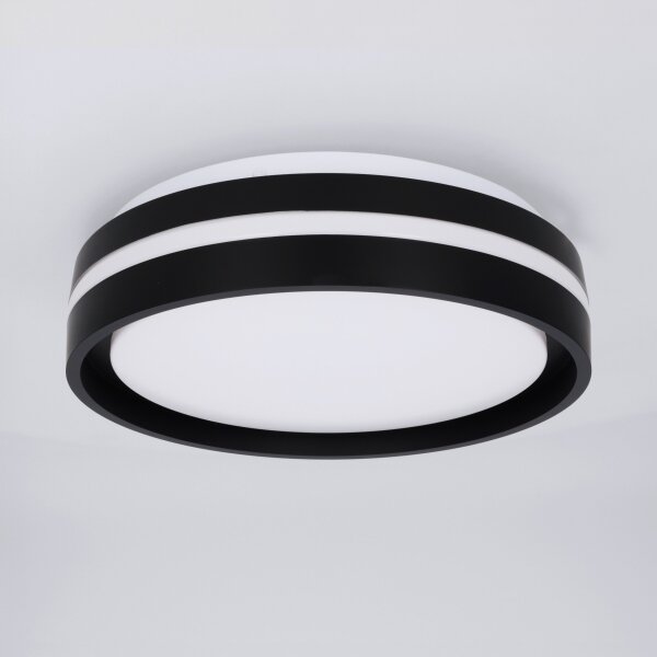 Brilagi - LED плафон NAOMI LED/24W/230V Ø 28,5 cm черен