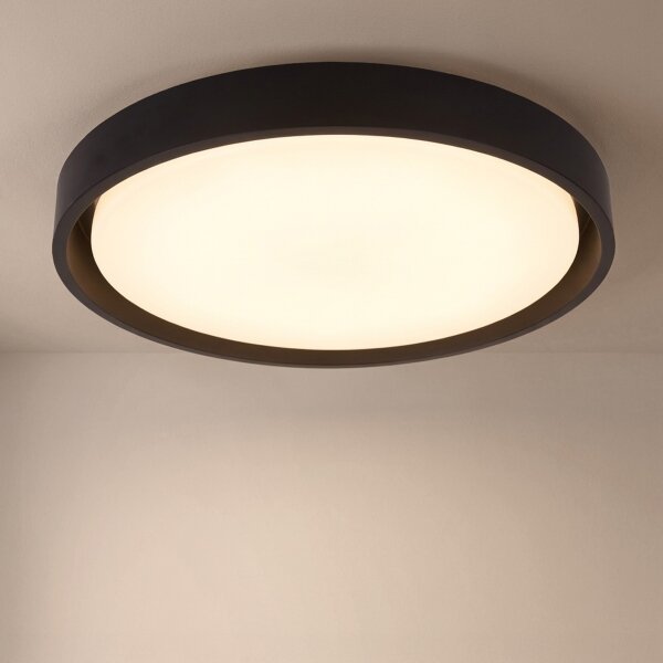 Brilagi - Димируемо LED осветително тяло MATTEO LED/48W/230V 3000-6500K Ø 41 см черно +ДУ