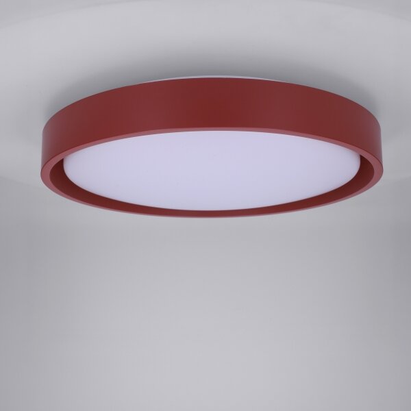 Brilagi -LED Димируемо осветително тяло MATTEO LED/48W/230V 3000-6500K Ø 41 cm червено+ДУ