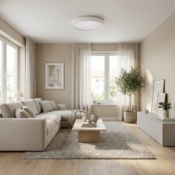 Brilagi-LED димируемо осветително тяло NANCI LED/60W/230V 3000-6500K Ø 49 cm бяло с дистанционно управление