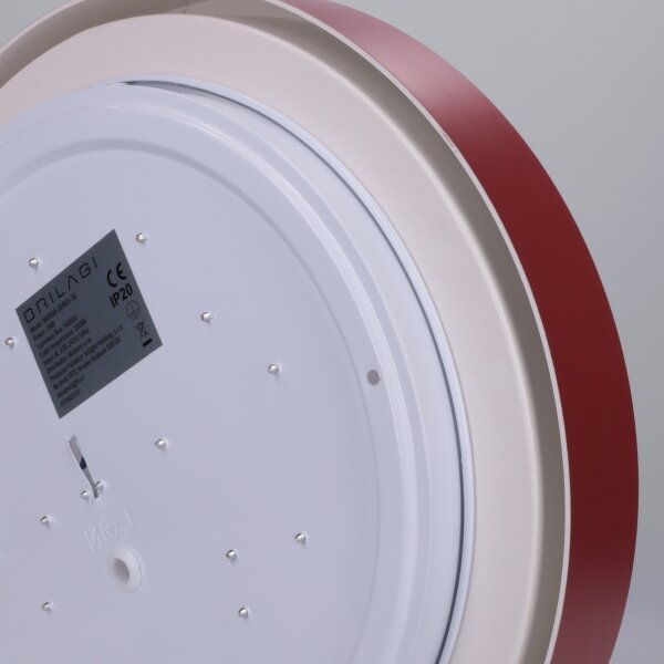 Brilagi - LED таванно осветително тяло MATTEO LED/24W/230V Ø 31 см червено