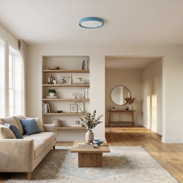 Brilagi-LED Димируемо осветително тяло MATTEO LED/48W/230V 3000–6500K Ø 41 см тюркоаз + дистанционно управление