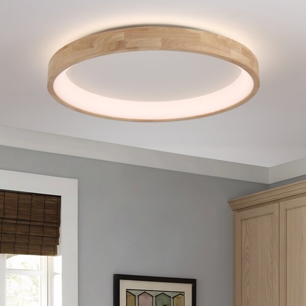 Brilagi-LED Дървен LED плафон FALCON WOOD LED/60W/230V 3000/4000/6000K 80 см