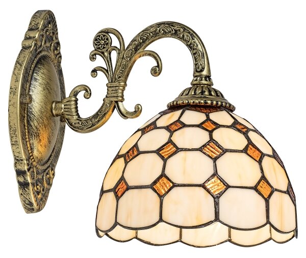 Brilagi - стенна витражна лампа DORAN в стил Tiffany 1xE27/40W/230V