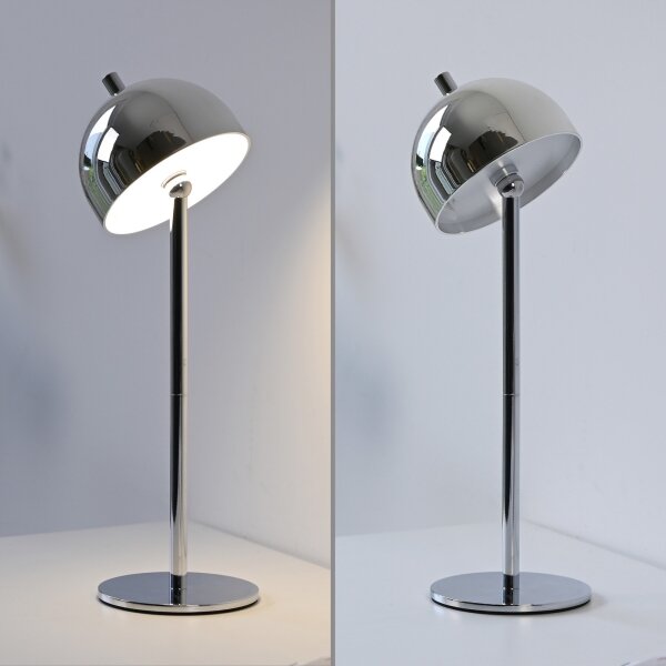 Schöner Wohnen 19244-17 - димируема LED настолна лампа BELLIS LED/2,5W/5V IP54 хромирана
