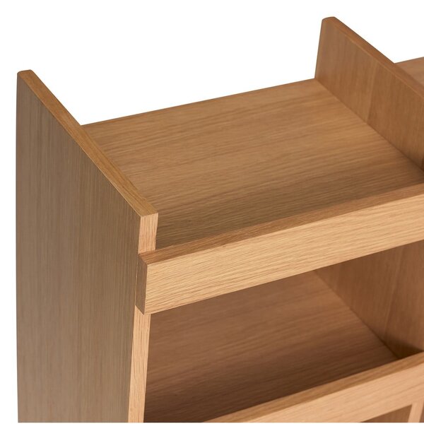 Библиотека от декор от дъб в естествен цвят 120x70x32 cm Momentum – Hübsch