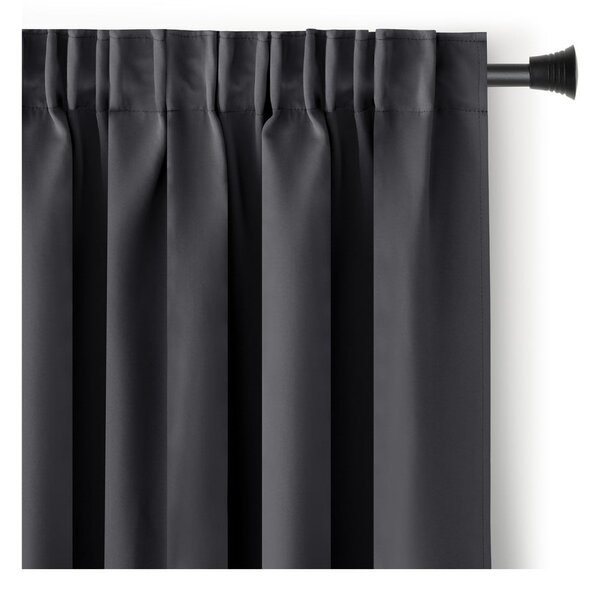 Тъмносиво dimout перде 140x245 cm Kierra – Restilo