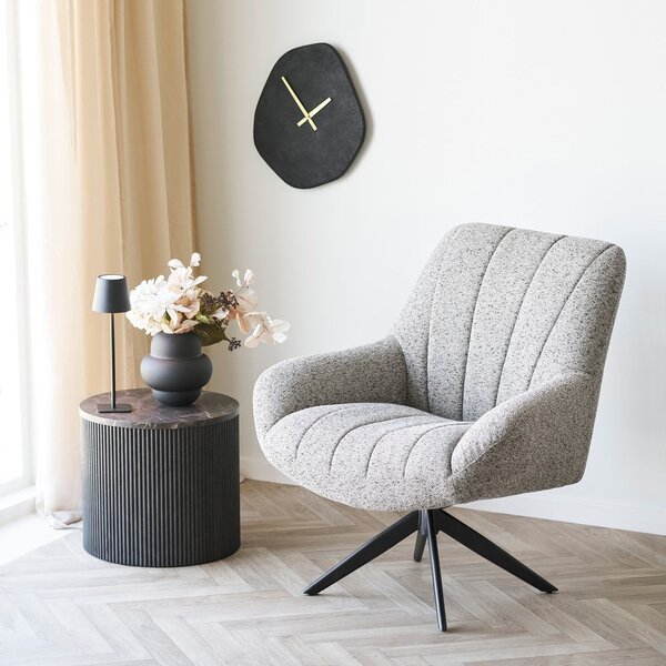 Черна LED настолна лампа (височина 37 cm) Bradford – House Nordic