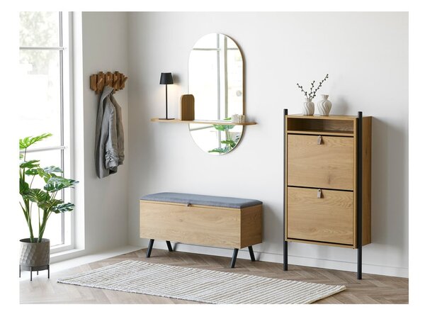 Ракла от декор от дъб в естествен цвят 92x48x33 cm Barco – House Nordic