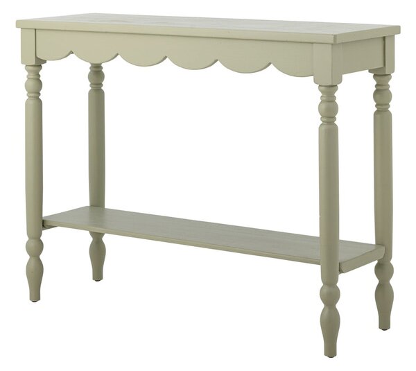 Светлозелена конзолна маса от масивен бор 36x106 cm Salla – Bloomingville