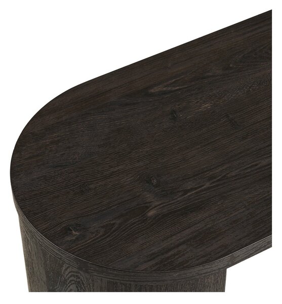 Тъмнокафява конзолна маса от декор от дъб 38x114 cm Bibione – House Nordic