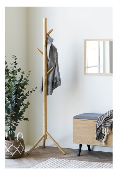 Бамбукова стойка за връхни дрехи в естествен цвят ø 50x163 cm Wanaka – House Nordic