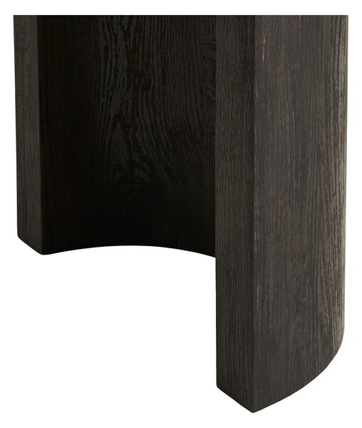 Тъмнокафява конзолна маса от декор от дъб 38x114 cm Bibione – House Nordic