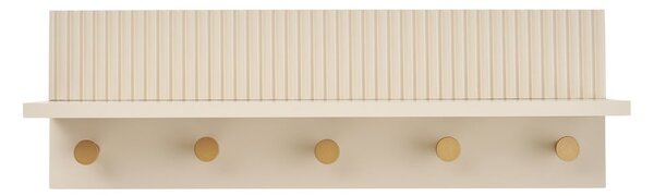 Бежова стенна закачалка с рафт 50 cm Rocca – House Nordic