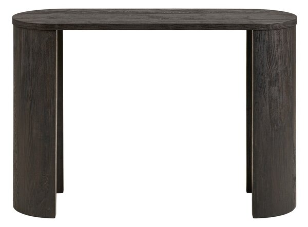 Тъмнокафява конзолна маса от декор от дъб 38x114 cm Bibione – House Nordic
