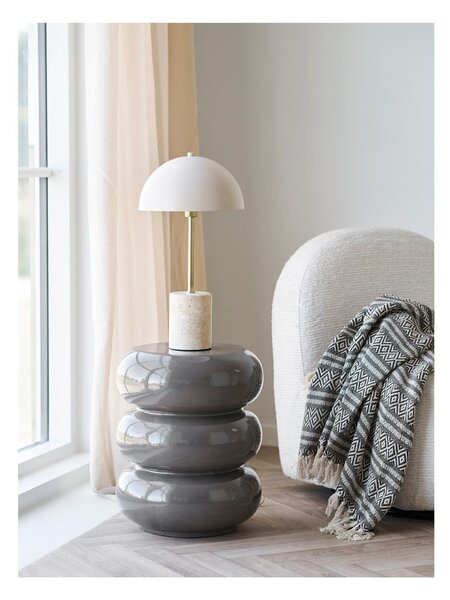 Бежова настолна лампа с метален абажур (височина 45 cm) Sheffield – House Nordic