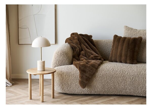 Кръгла странична масичка от масивен дъб ø 40 cm Jena – House Nordic