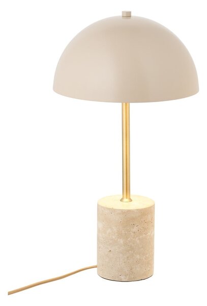 Бежова настолна лампа с метален абажур (височина 45 cm) Sheffield – House Nordic