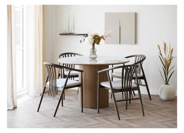 Кафяво-сив стенен рафт 57 cm Botta – House Nordic