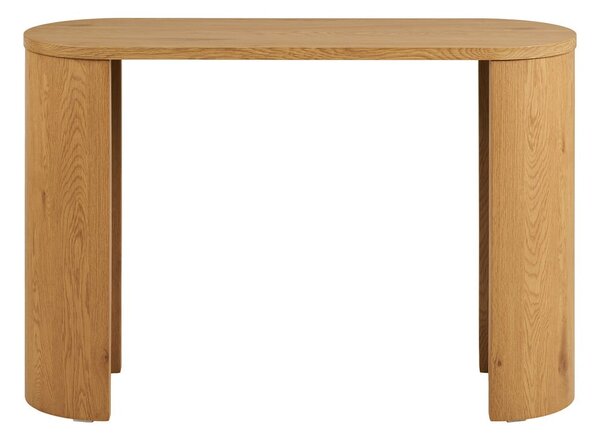 Конзолна маса от декор от дъб в естествен цвят 38x114 cm Bibione – House Nordic