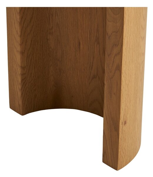 Конзолна маса от декор от дъб в естествен цвят 38x114 cm Bibione – House Nordic