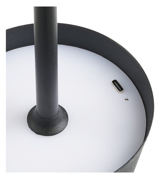 Черна LED настолна лампа (височина 37 cm) Bradford – House Nordic
