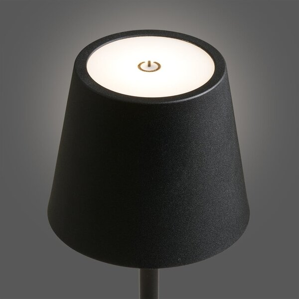Черна LED настолна лампа (височина 37 cm) Bradford – House Nordic