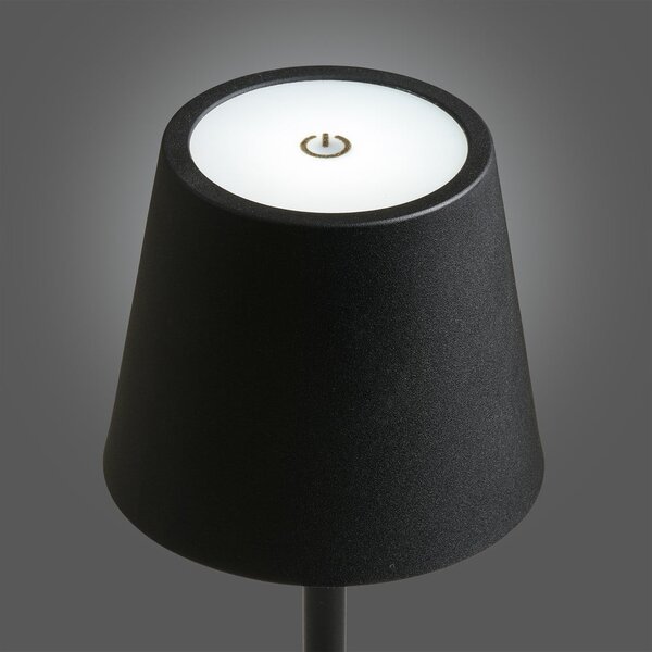 Черна LED настолна лампа (височина 37 cm) Bradford – House Nordic