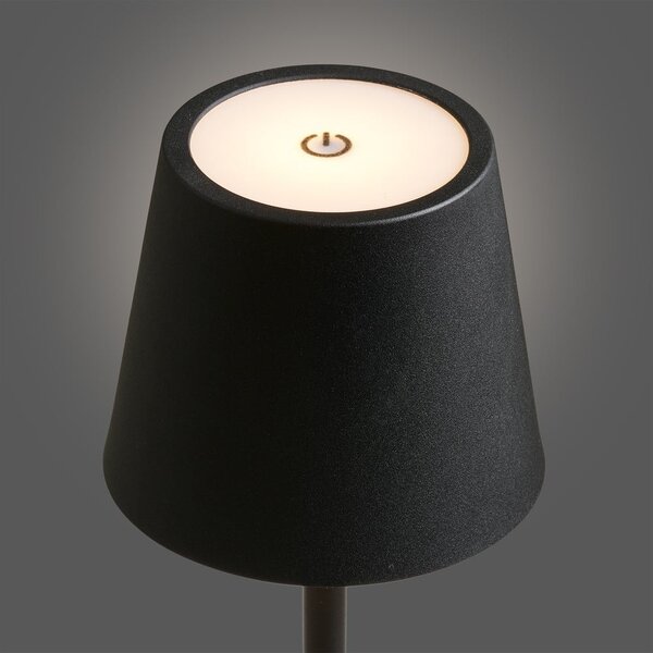 Черна LED настолна лампа (височина 37 cm) Bradford – House Nordic