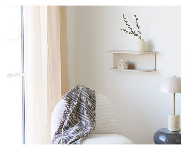 Бежов на няколко нива стенен рафт 44 cm Botta – House Nordic