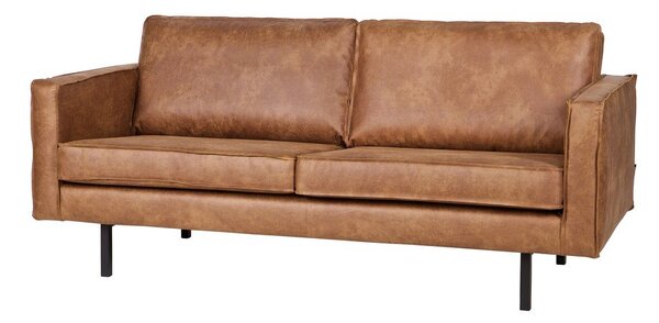 Кафяв диван от изкуствена кожа 190 cm Rodeo – WOOOD
