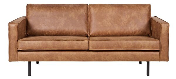 Кафяв диван от изкуствена кожа 190 cm Rodeo – WOOOD