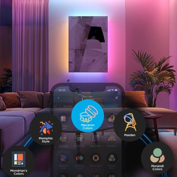 Govee - LED RGBWWIC Димируема лента Strip Light 2 Pro 5 м Wi-Fi Matter