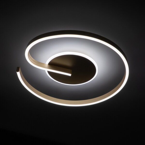 Brilagi -LED Димируемо таванно осветително тяло SPIRAL LED/56W/230V 3000/4000/6000K+дистанционно управление