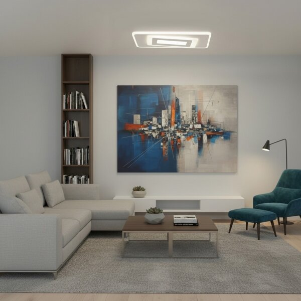Brilagi - Димируемо LED таванно осветително тяло MODERN LED/51W/230V 3000-6000K + дистанционно управление